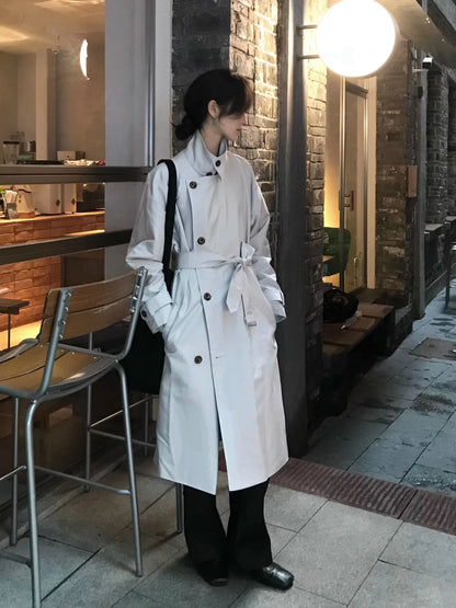 ADJUSTABLE BELT TRENCH COAT