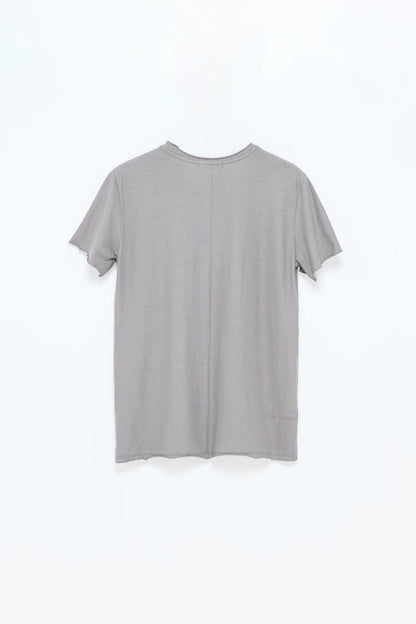 COZY SHEER ROLLED-CUFF TEE