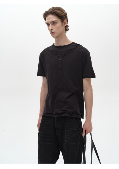 LAYERED SHORT SLEEVE TEE