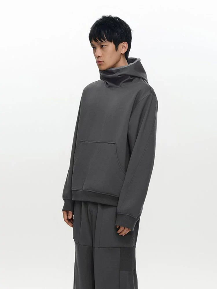 HOODED TURTLENECK PULLOVER