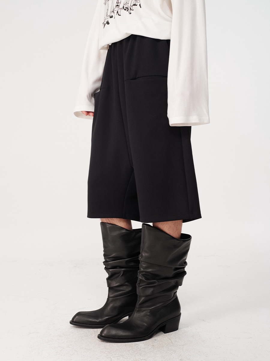 LOW-RISE POCKET SHORTS