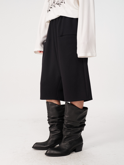 LOW-RISE POCKET SHORTS