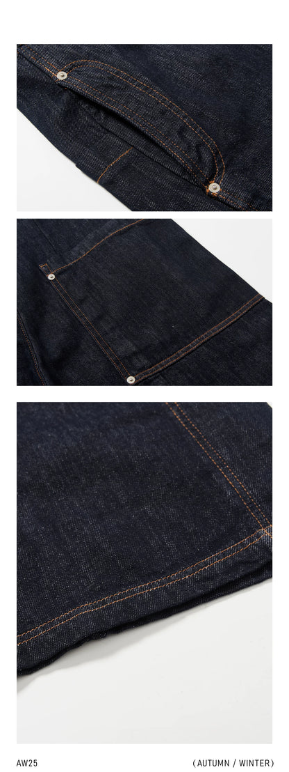 CROPPED JEANS WITH LARGE POCKETS