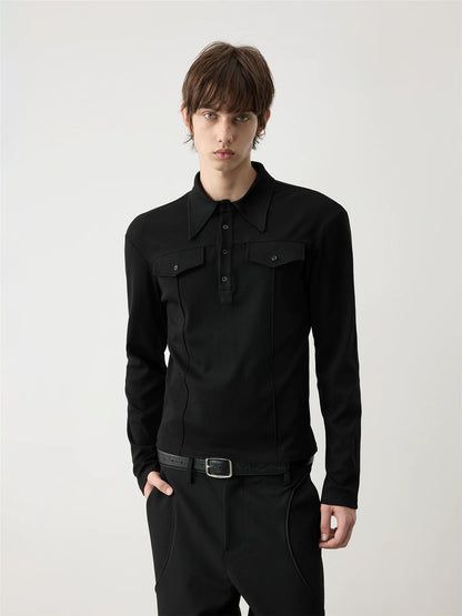 SLIM-FIT LONG SLEEVE SHIRT