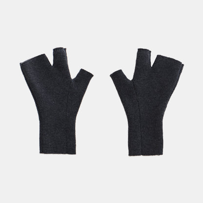 HALF-FINGER KNIT GLOVES