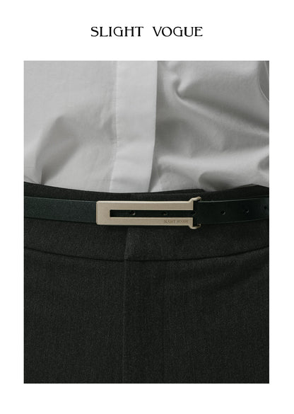 BAR KEY LEATHER BELT 6