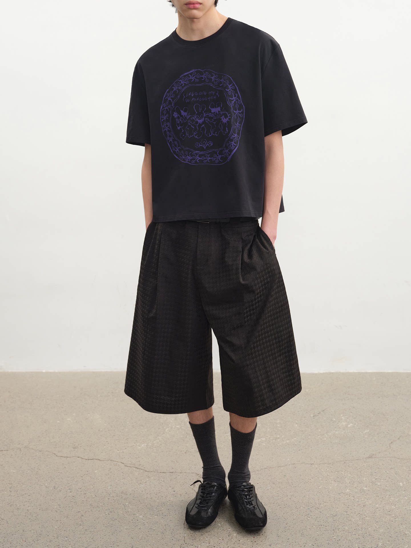 VINTAGE BUNNY PRINT TEE