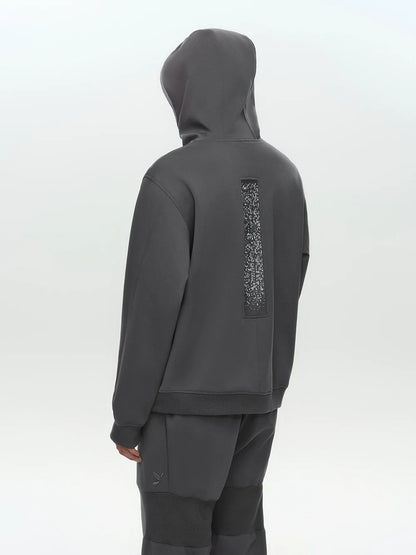 HOODED TURTLENECK PULLOVER