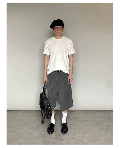 PLEATED CASUAL JORTS