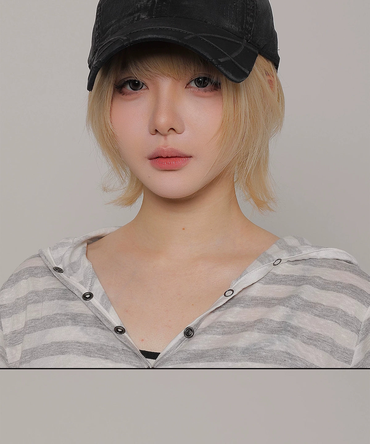 SCULPTED BRIM WASHED CAP 7