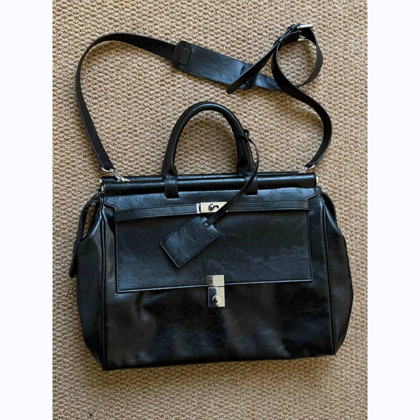 RETRO OIL WAX BAG
