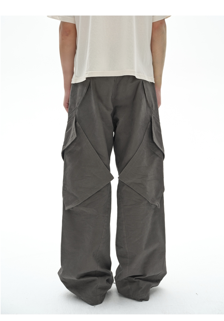 WASHED CARGO WORK PANTS