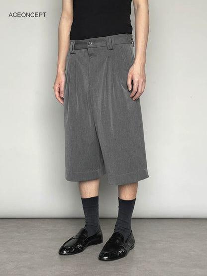PLEATED CASUAL JORTS