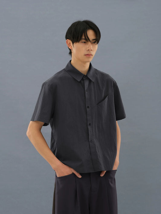 TENCEL BLEND SHORT SLEEVE SHIRT