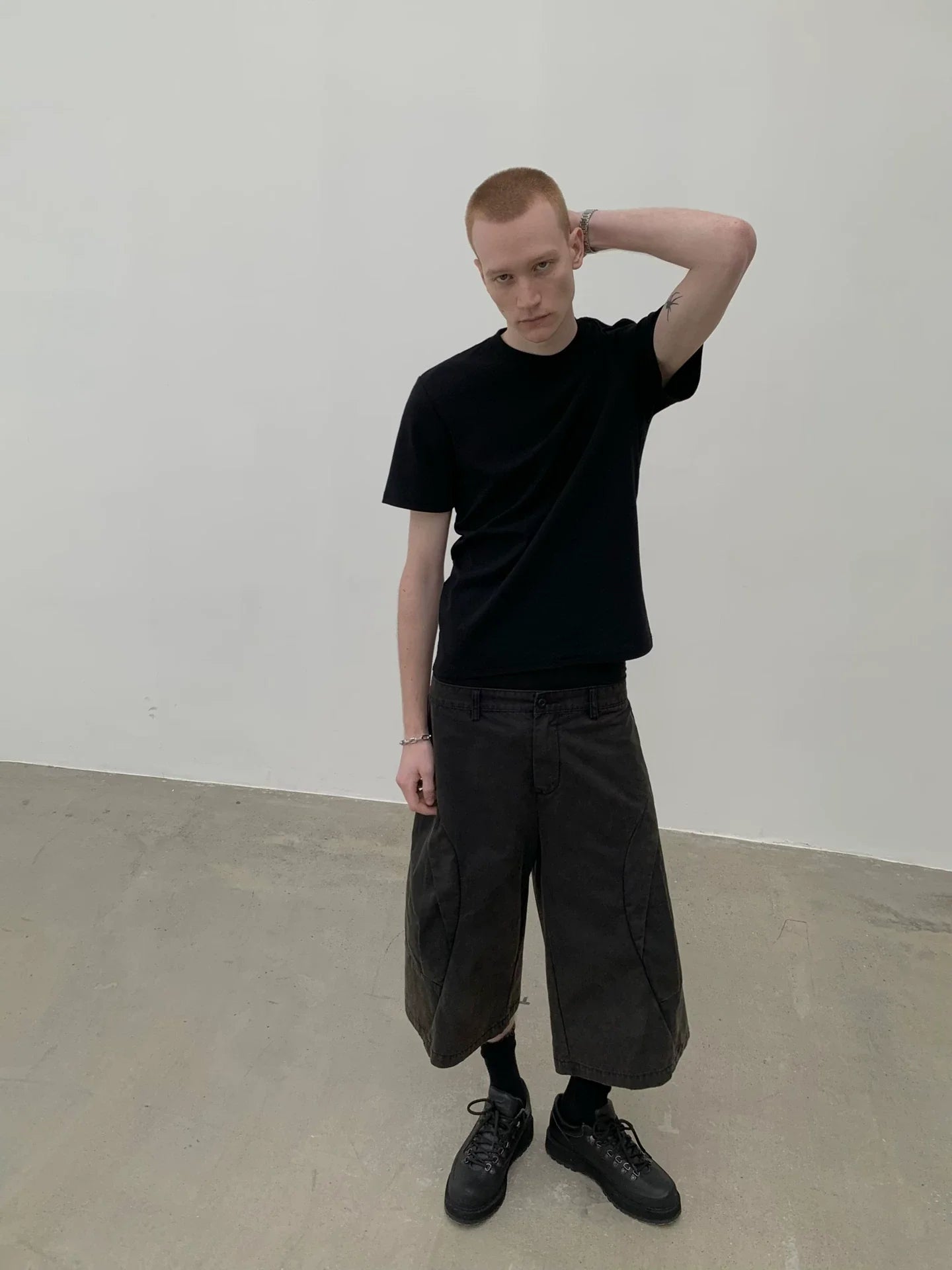 DECONSTRUCTED WORK SHORTS