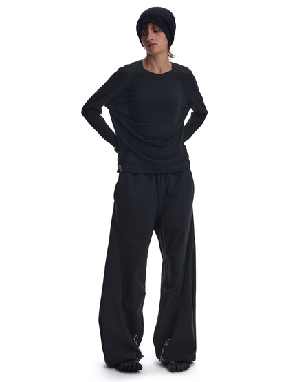QUICK-DRY FLARED SOFTSHELL PANTS