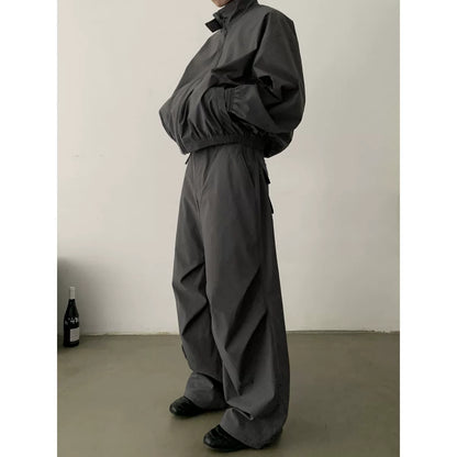 WIDE-LEG CARGO PANTS
