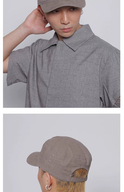 WASHED FLAT TOP CAP 24