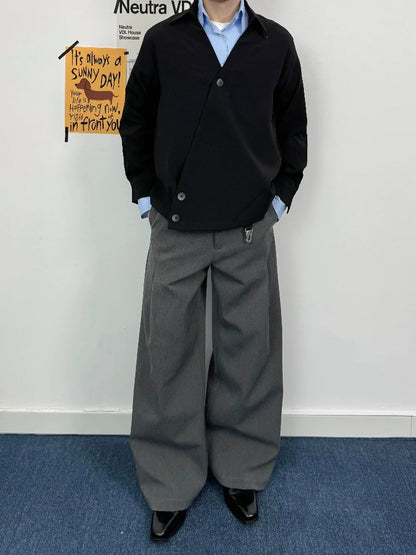 V-NECK LONG SLEEVE SHIRT