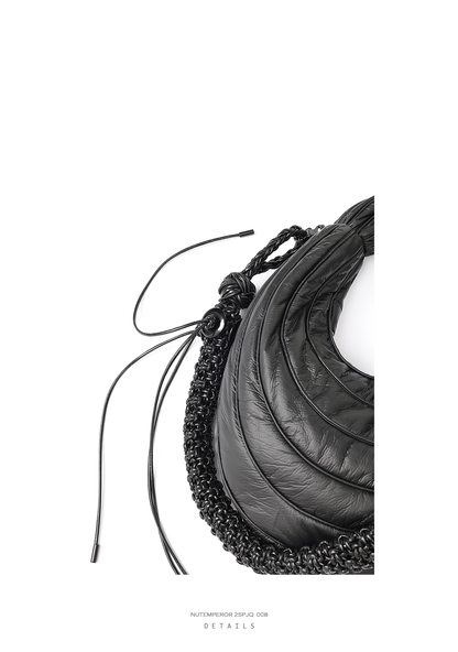 FAUX LEATHER CROSSBODY BAG