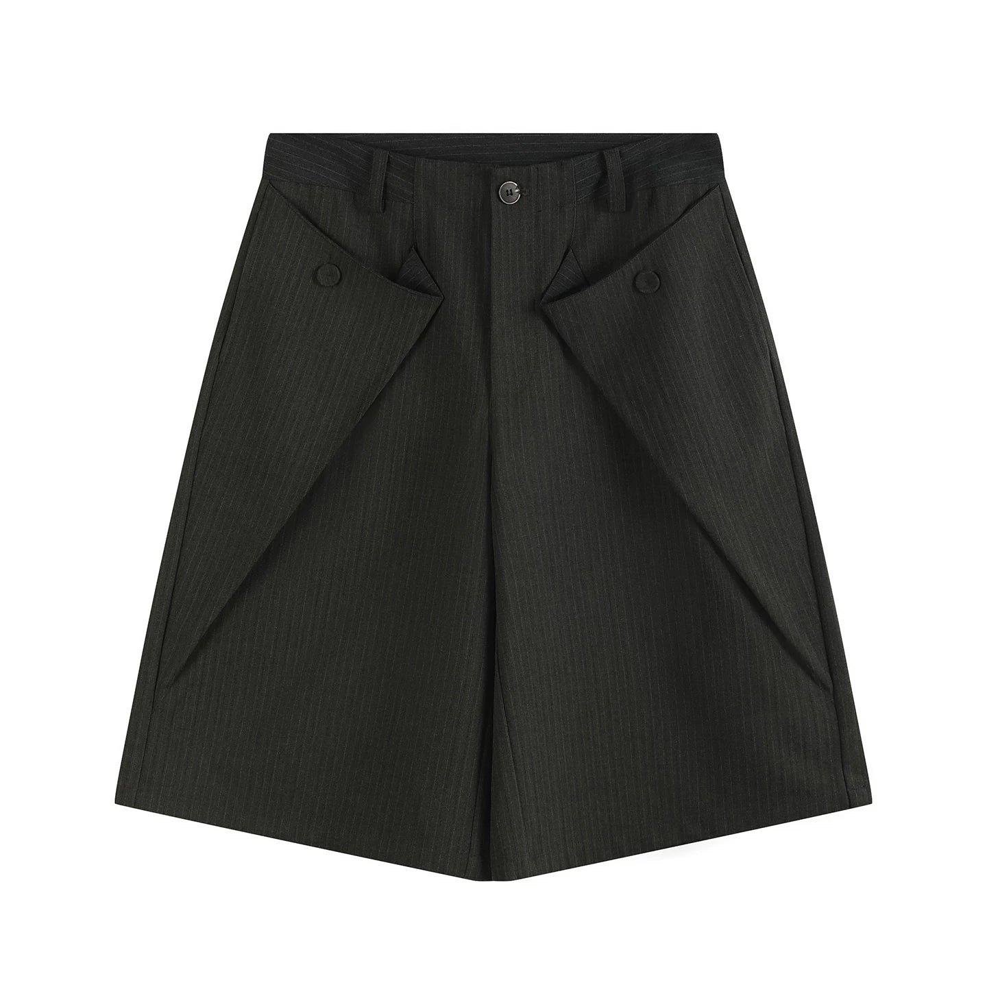 STRIPED LOOSE LEAF SHORTS