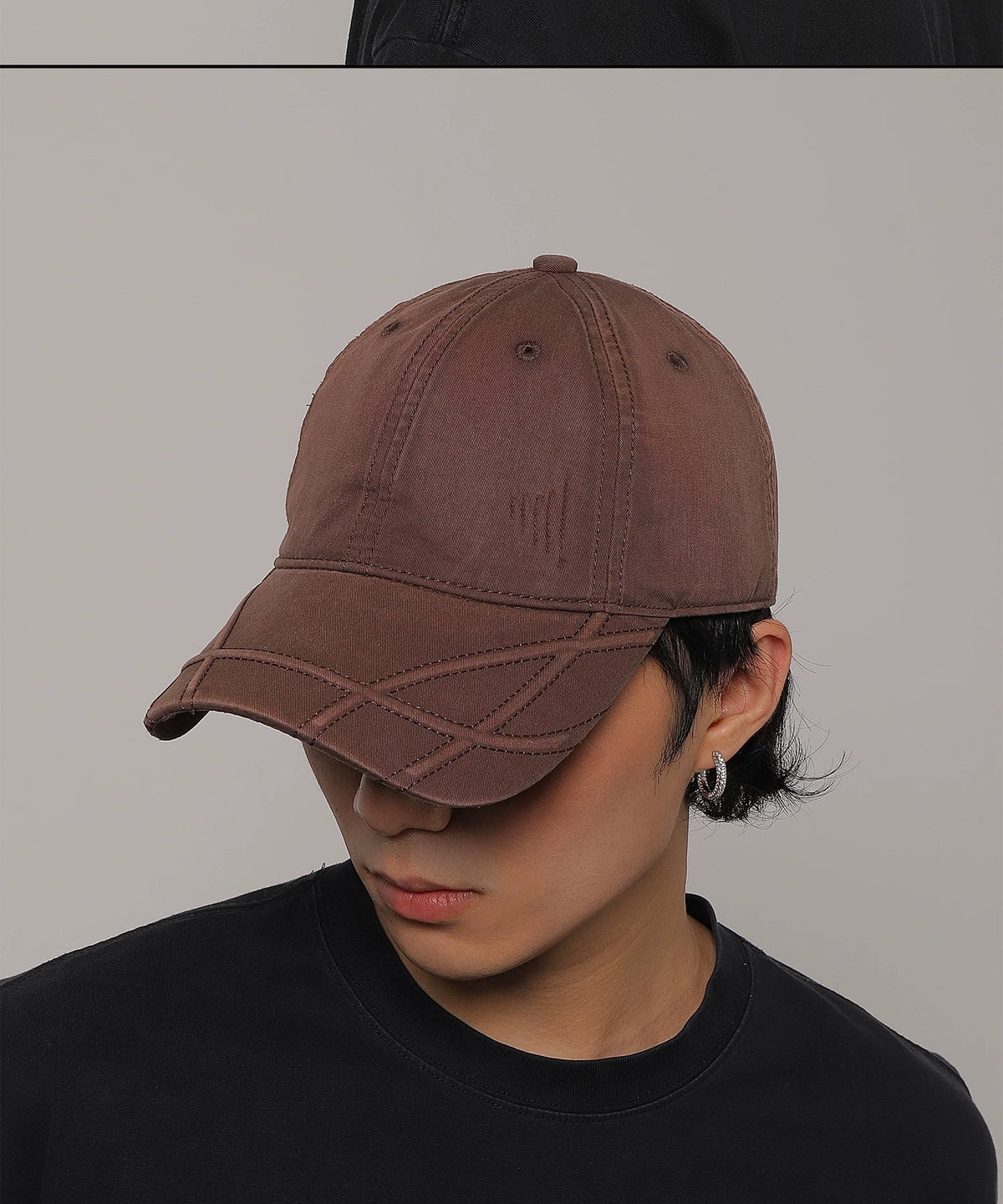 SCULPTED BRIM WASHED CAP 20