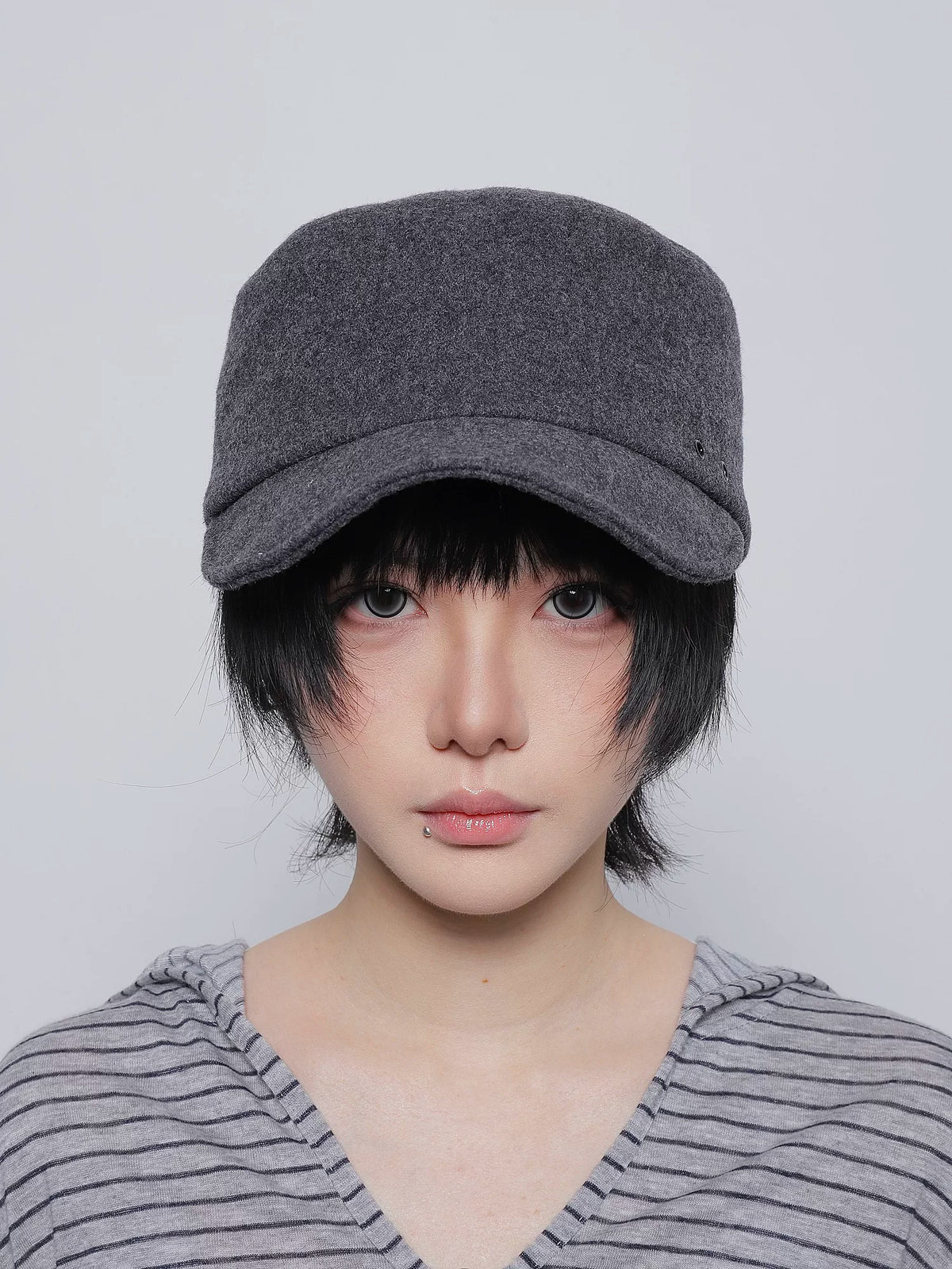 WOOL FLAT TOP CAP 2