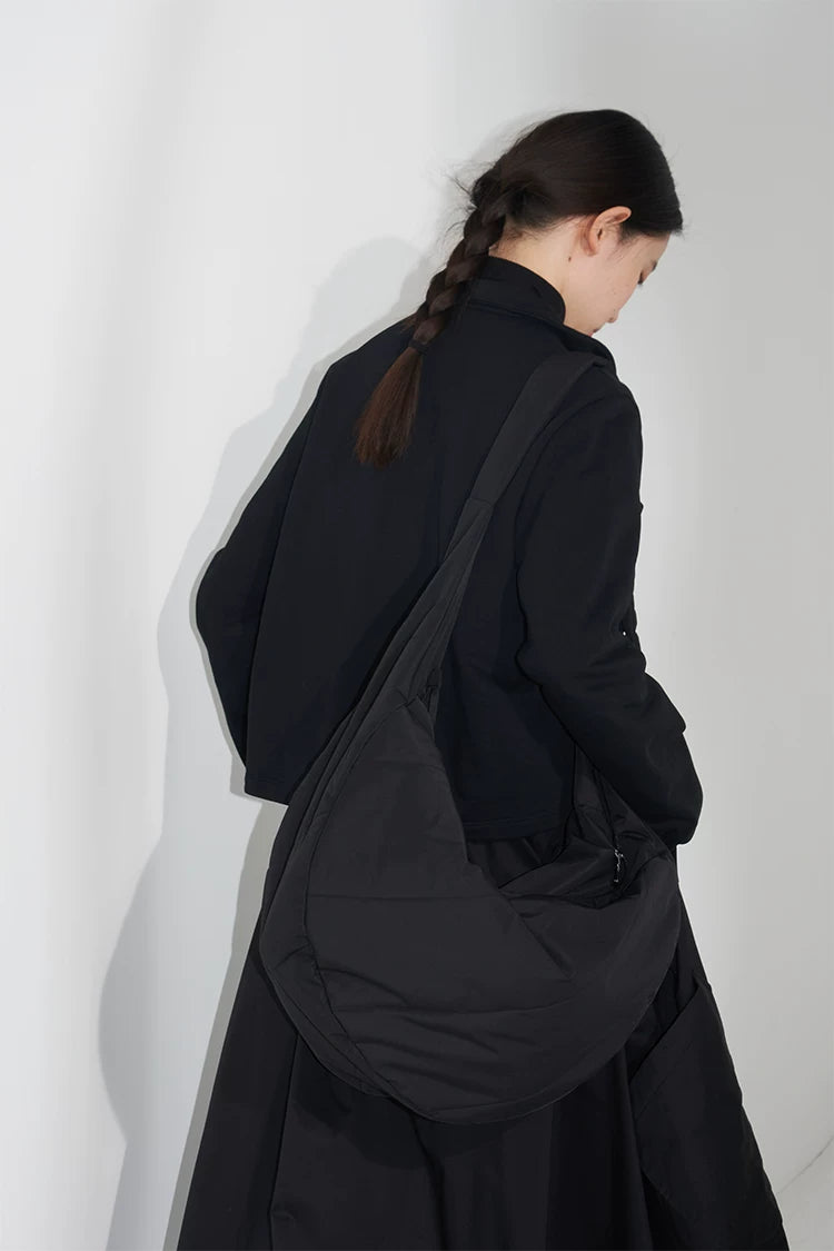 D SHAPED PADDED SHOULDER BAG 10