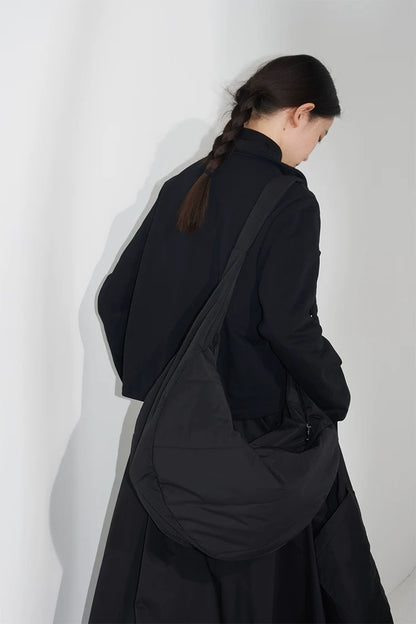 D SHAPED PADDED SHOULDER BAG 10