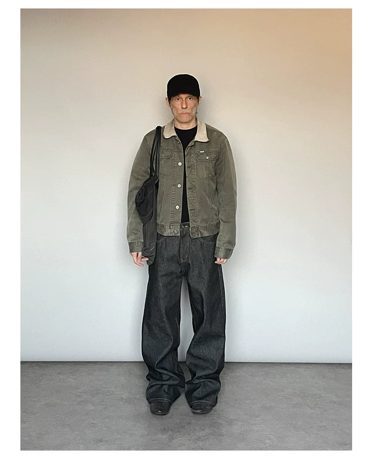 VINTAGE WIDE-LEG COMMUTER PANTS
