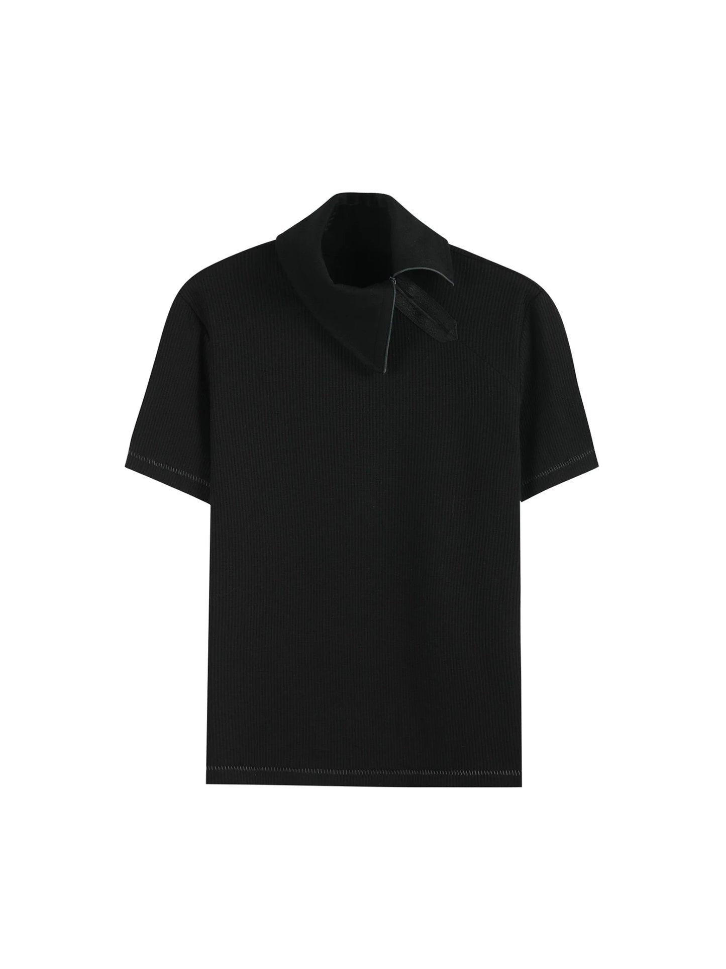 SLIT NECKLINE POLO