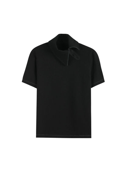 SLIT NECKLINE POLO