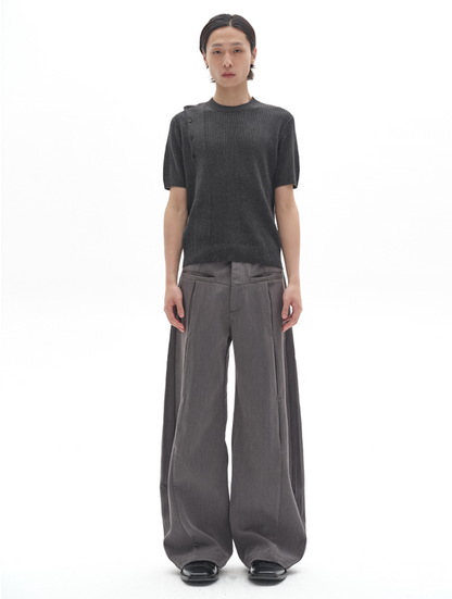 PREMIUM PLEATED CASUAL PANTS