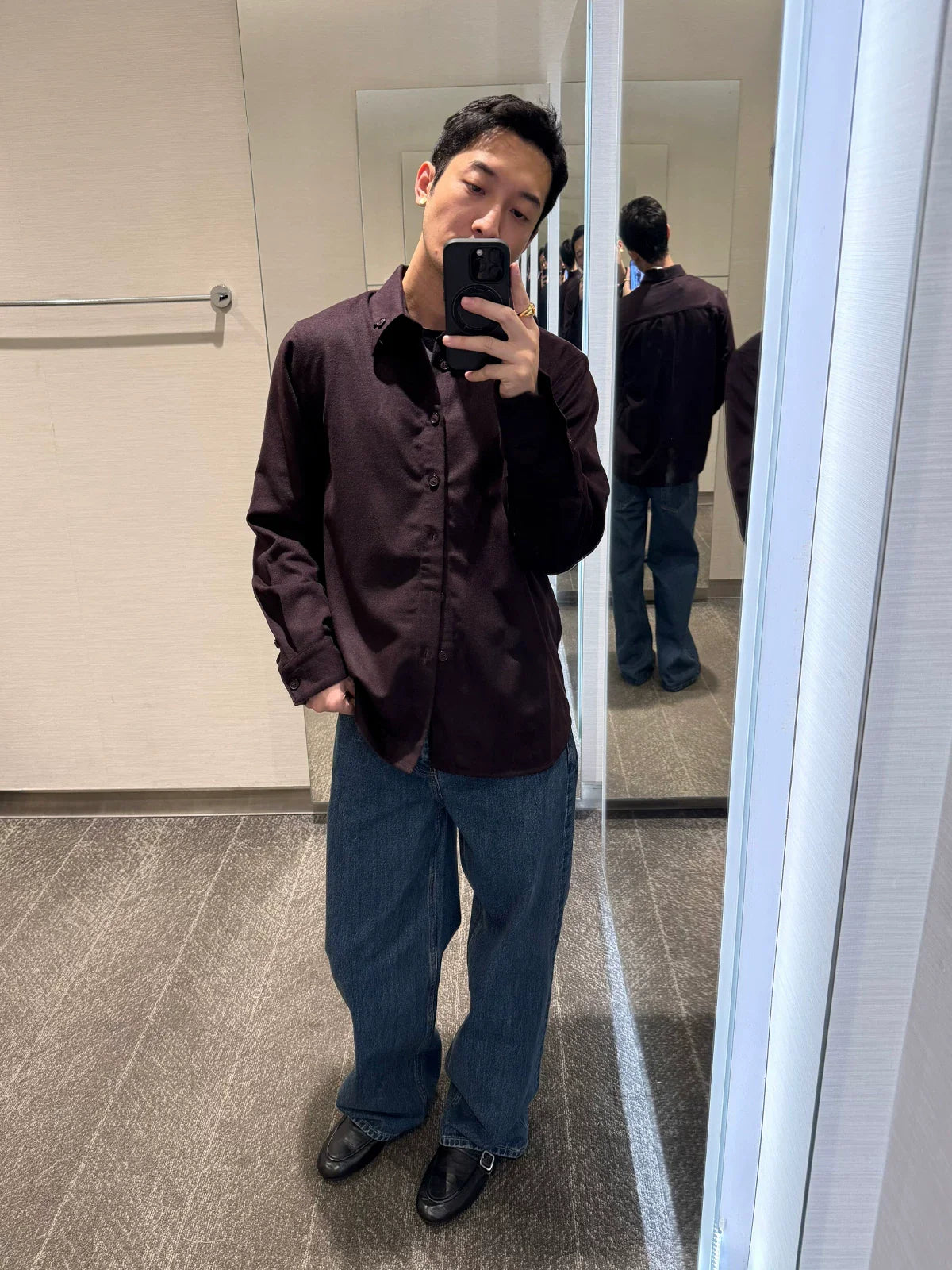 ARC COLLAR SHIRT