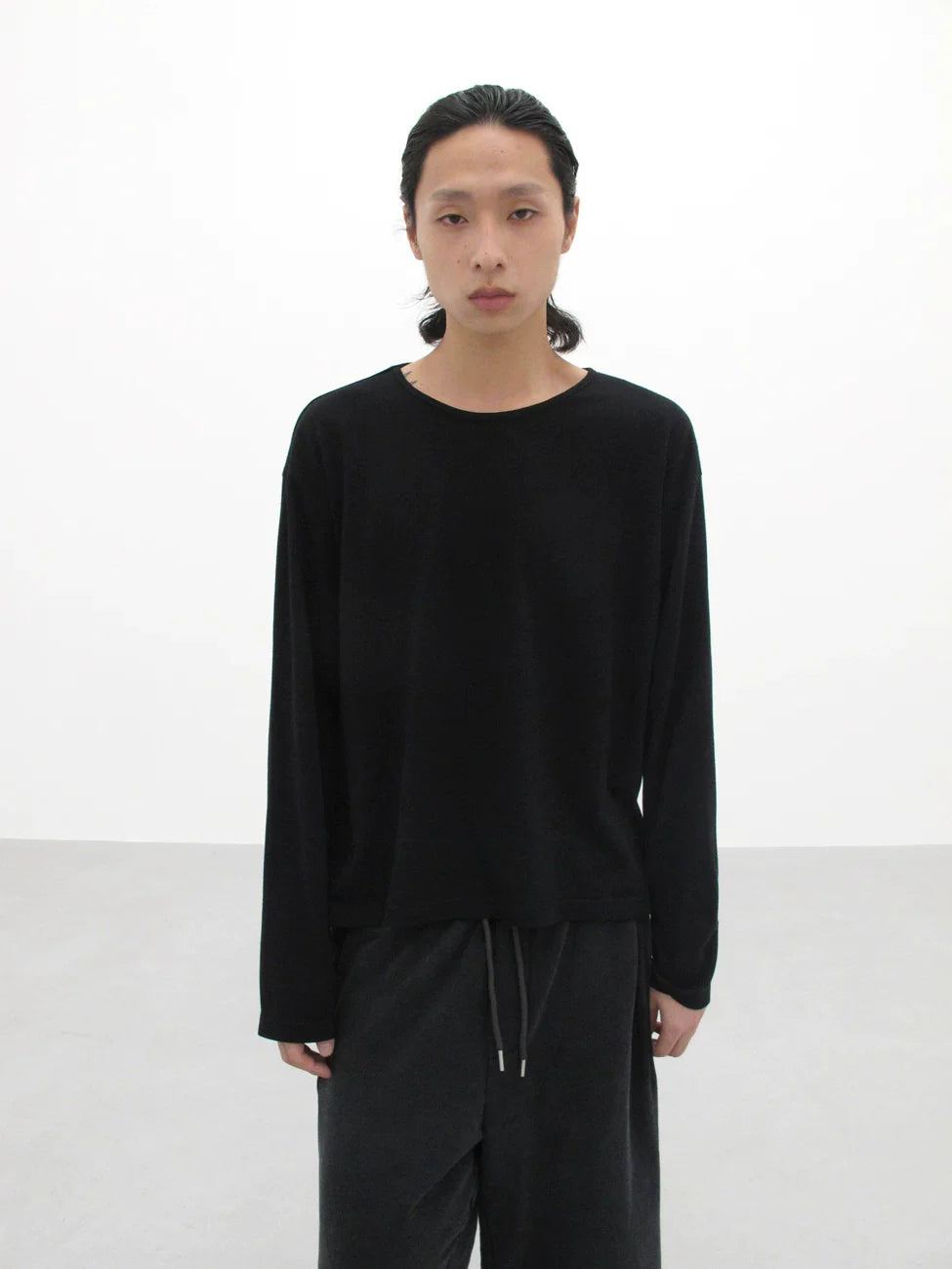 LINEN COZY BOXY TEE