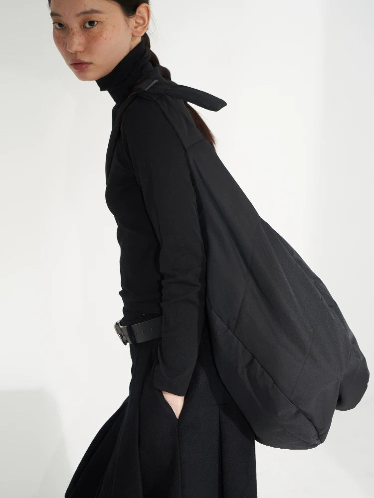 D SHAPED PADDED SHOULDER BAG 3
