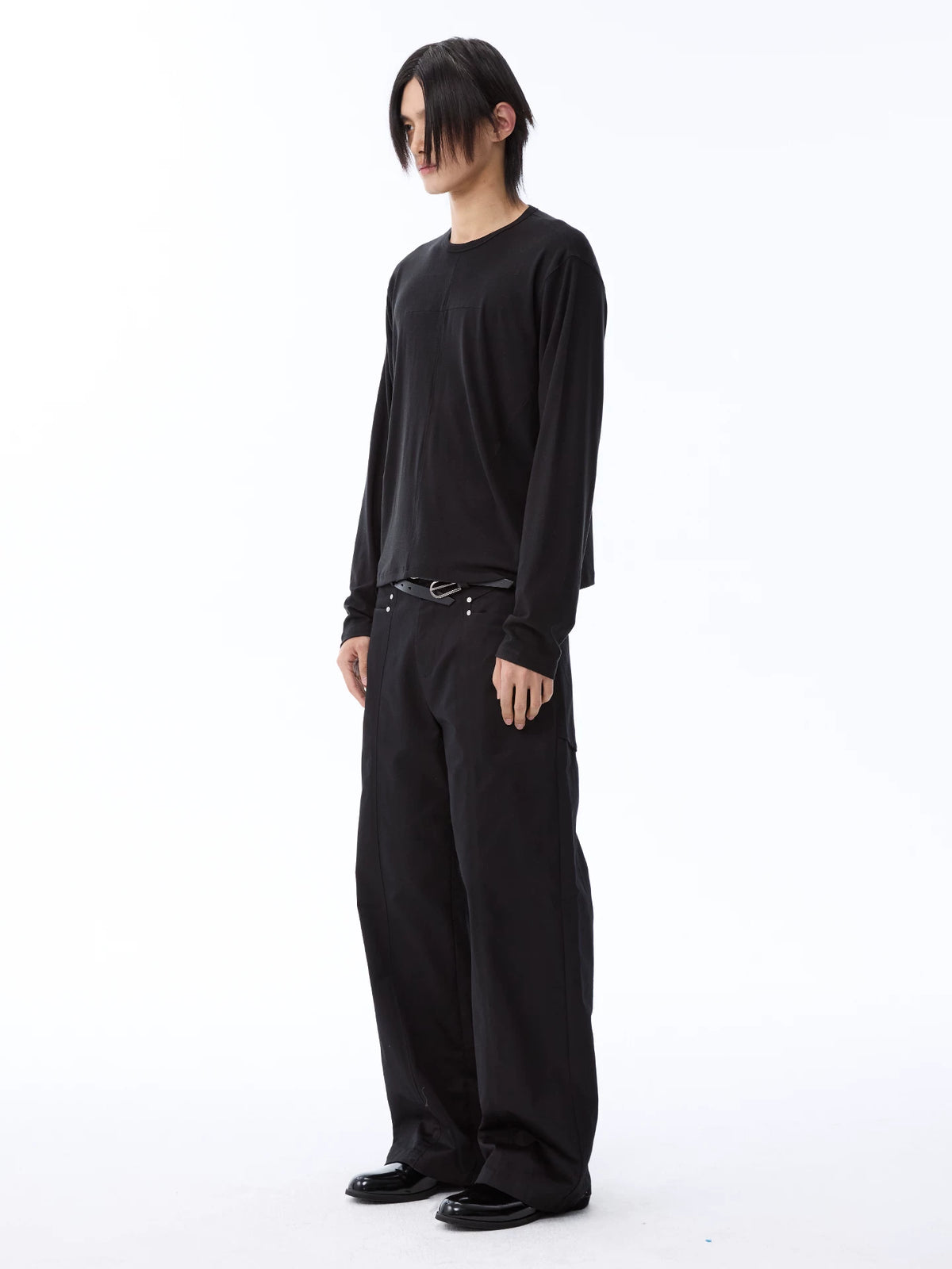 DECONSTRUCTED RAW-EDGE JEANS