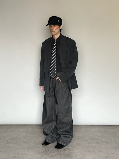 VINTAGE WIDE-LEG COMMUTER PANTS