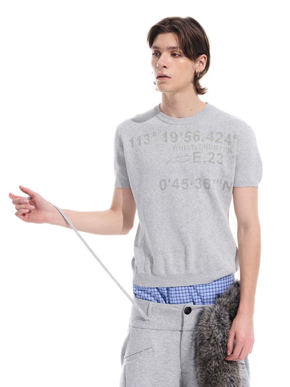 JACQUARD T-SHIRT