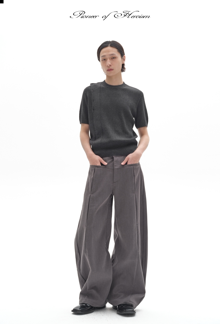 PREMIUM PLEATED CASUAL PANTS
