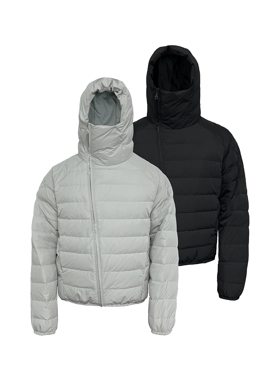 LIGHTWEIGHT HOODED DOWN JACKET