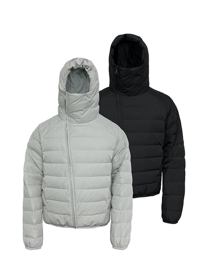 LIGHTWEIGHT HOODED DOWN JACKET