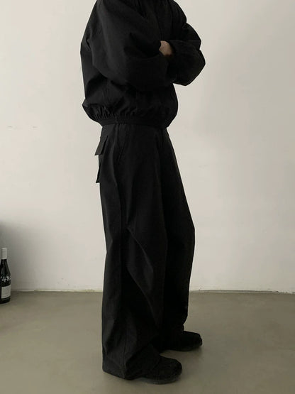 WIDE-LEG CARGO PANTS