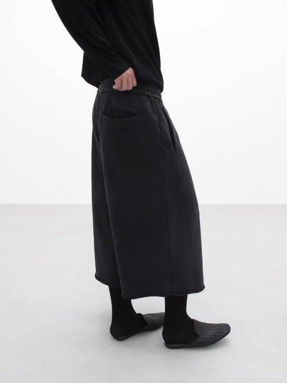 WASHED SLOUCHY SWEAT SHORTS