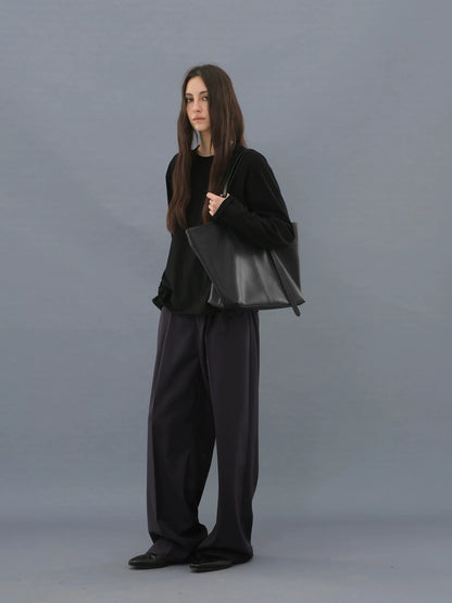 ROLLED  LONG SLEEVE T-SHIRT
