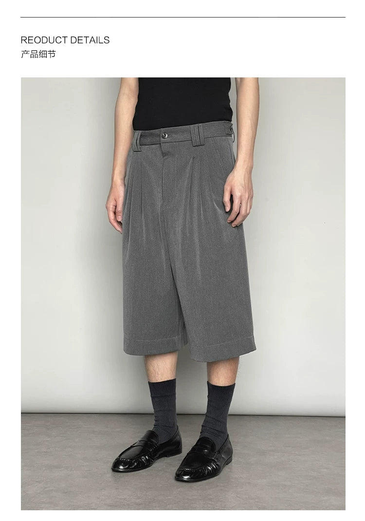 PLEATED CASUAL JORTS