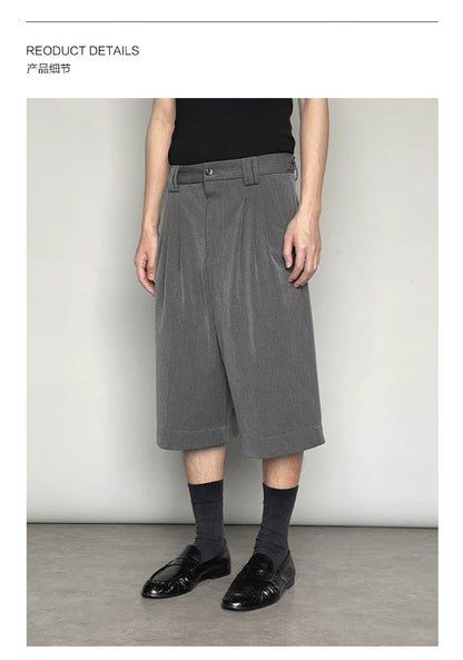 PLEATED CASUAL JORTS