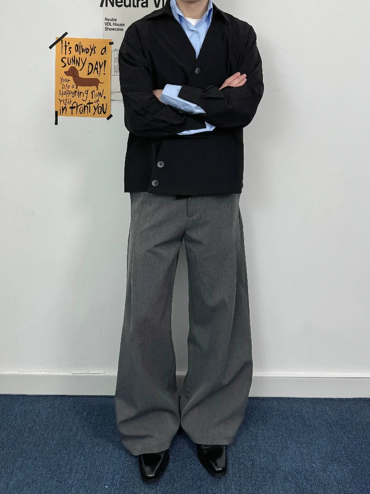 V-NECK LONG SLEEVE SHIRT