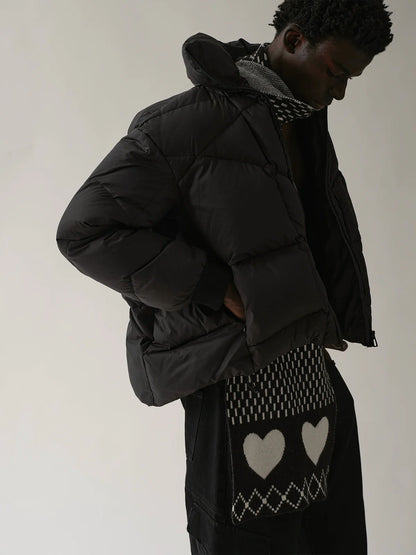 TEXTURED KNIT NECK SCARF