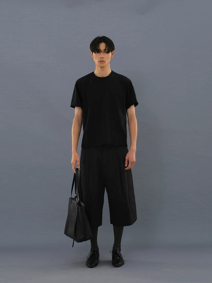 LINEN BLEND CASUAL SHORTS